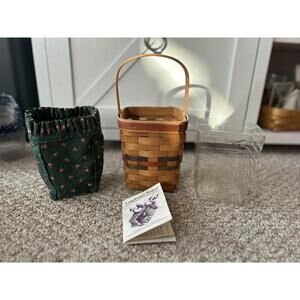 Longaberger Shades of Autumn Bittersweet Basket Liner & Protector 1992